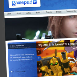Skärmdump på Gamepad.
